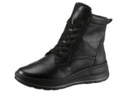 Winterboots ARA "CLAIS KEIL ST." Gr. 6 (39), schwarz (black) Damen Schuhe Reißverschlussstiefeletten mit komfortabler Schuhweite G (weit) von Ara