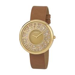 Arabians Damen Analog Quarz Uhr mit Leder Armband DBA2242M von Arabians