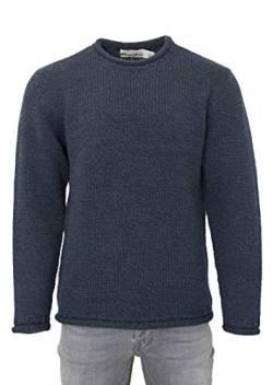 Aran Crafts Langärmeliger Herren-Pullover (100 % Wolle), Blackwatch, L von Aran Crafts