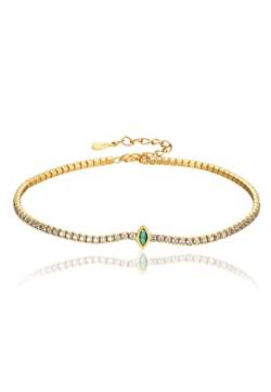 OVAL gold riviére bracelet von Aran Jewels