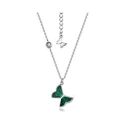 Arazi Halsketten-Schmuck, luxuriöse Halsketten for Damen, mit einem Hauch von Grün, geheimnisvoll und elegant, gepunktet mit Hals-Schultern, exquisite Halskette mit Halsband von Arazi