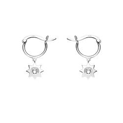 Ohrringe Damen Ohrringe Sterling Silber Sonnenohrringe Modeschmuck Partyohrringe Glänzend Elegant Schlichte Ohrringe Ohrringe for Frauen von Arazi