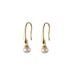 Ohrringe aus 925er-Sterlingsilber, natürliche Perle, einfache Anhänger-Ohrringe, Damenmode und eleganter Hochzeitsfeier-Schmuck, Ohrringe for Frauen von Arazi