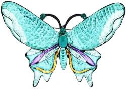 Women's Large Butterfly-Shape Brooches Women Insect Weddings Casual Brooch Pins Gifts brooches for Women (Color : Green, Size : 2.67 inch) von Arazi