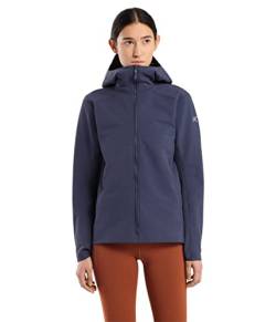 Arc'teryx Gamma Hoody Damen | Leichter, sehr vielseitiger Softshell-Hoody - Redesign, Schwarzer Saphir, S von Arc'teryx