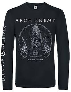 Arch Enemy Deceiver Männer Langarmshirt schwarz XL 100% Baumwolle Band-Merch, Bands, Nachhaltigkeit von Arch Enemy