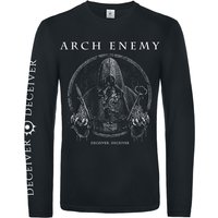 Arch Enemy Langarmshirt - Deceiver - S bis XXL - für Männer - Größe L - schwarz  - Lizenziertes Merchandise! von Arch Enemy