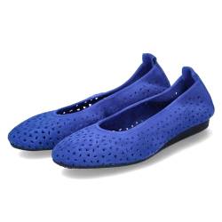 Arche Damen Ballerinas Lilly Blau Rauleder 37 von Arche