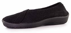 Arcopedico MAILU, super bequemer Stretch-Ballerina, Vegan, Strick, Waschbar, Orthopädische Sohle, der bequemste Schuh der Welt (Schwarz, eu_Footwear_Size_System, Adult, Numeric, medium, Numeric_38) von Arcopedico