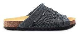 Arcopedico Open, ultra bequeme Korkbett-Sandale mit dehnbarem Stoff (Titanium, eu_footwear_size_system, adult, numeric, medium, numeric_38) von Arcopedico