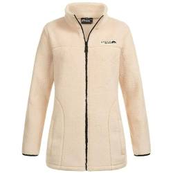 Arctic Seven Damen Fleecejacke Sherpa Fleece Outdoor Jacke warm ohne Kapuze AS-416 [AS-416-Beige-Gr.L] von Arctic Seven