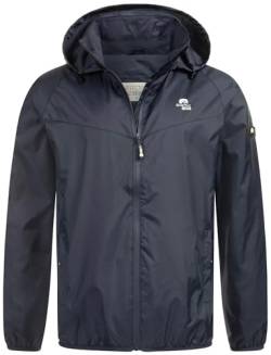 Arctic Seven Herren Regenjacke leichte Regen Outdoor Jacke mit Kapuze [AS-412-Navy-Gr.XL] von Arctic Seven