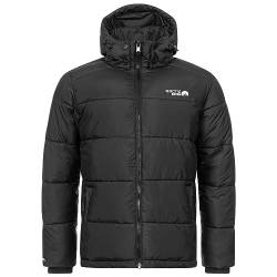 Arctic Seven Herren Winter Stepp Jacke gesteppte Winterjacke warm Kapuze AS-333 [AS-333 -Schwarz-Gr.XL] von Arctic Seven