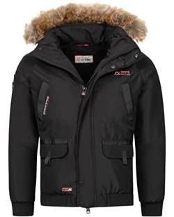 Arctic Seven warme Herren Designer Winterjacke Outdoor Jacke AS-288 [AS-288-Schwarz-Gr.L] von Arctic Seven