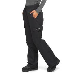 Arctix Damen Women's Lumi Fleece Lined Cargo Pant Skihose, schwarz, Small von Arctix