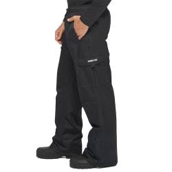 Arctix Herren Sentinel Cargo-Schneehose zum Überziehen, mit Fleece gefüttert Skihose, schwarz, X-Large/32 Inseam von Arctix