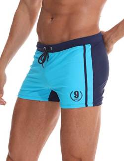 Arcweg Herren Badehose, Boxershorts, S-XL, Futter mit Kordelzug, verstellbar, bequem von Arcweg