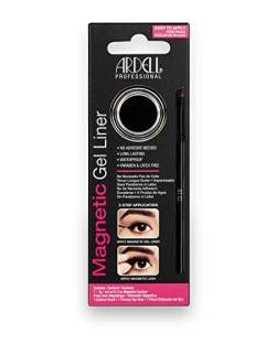 ARDELL Professional Magnetic Gel Liner, Magnetischer Eyeliner, 1 Pinsel-Applikator, black, schwarz, vegan 3g von Ardell
