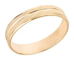 Ardeo Aurum Trauring Unisex Damenring Herrenring aus 375 Gold Gelbgold massiv hochglanz diamantiert Ehering Größe 54 von Ardeo Aurum