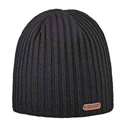 Areco Herren Luke 20 Beanie-Mütze, schwarz, One Size von Areco