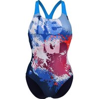 ARENA Damen Schwimmanzug WOMEN'S WAVES BREAKING SWIMSUIT V BACK von Arena