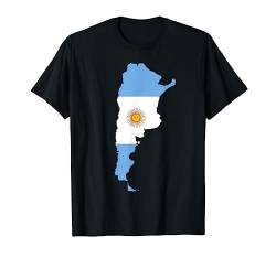 Argentinien Karte T-Shirt von Argentinien Geschenke