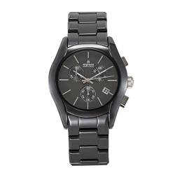 Argonau Unisex Erwachsene Analog Quarz Uhr mit Keramik Armband AU1400 von Argonau