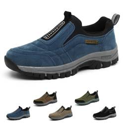 Argumub Hatme Schuhe, Orthopädische Herren Wanderschuhe Sportschuhe Atmungsaktive Leichte Slip On Schuhe (Dunkelblau, Erwachsene, Herren, 40, Numerisch, EU Schuhgrößensystem, M) von Argumub