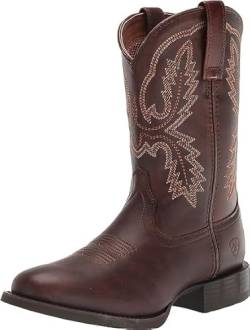 ARIAT Men's Sport Stratten Western Boot, Sorrel Crunch/Bitter Brown, 10.5 von Ariat