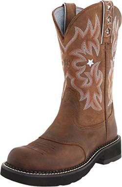 Ariat 1132 Probaby Brown Lederstiefel für Damen Braun Westernreitstiefel, Groesse:42.5 (8.5 UK) von Ariat