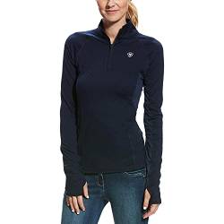 Ariat Damen Lowell 2.0 1/4 Zip Baselayer Hemd, Marineblau, XX-Large von Ariat