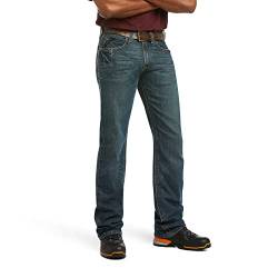 Ariat Herren M5 Basic Stackable Rebar M4 Slim Fit Durastretch Straight Leg Jeans-Arbeitsjeans, Blackstone, 38W / 34L von Ariat
