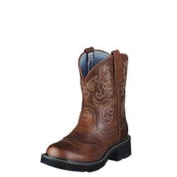 Ariat Sattel Fatbaby Western Boot-Damen Leder Westernstiefel, Russet Rebel, 39 EU von Ariat