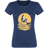 Arielle, die Meerjungfrau - Disney T-Shirt - Part Of Your World - S bis XXL - für Damen - Größe L - navy  - Lizenzierter Fanartikel von Arielle, die Meerjungfrau