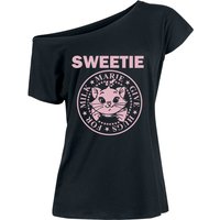 Aristocats - Disney T-Shirt - Marie - Sweetie - S bis XXL - für Damen - Größe S - schwarz  - Lizenzierter Fanartikel von Aristocats