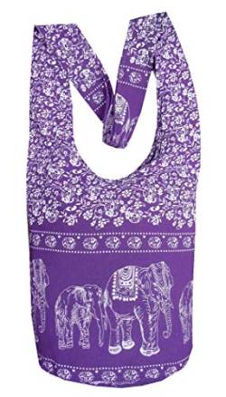 Handgefertigte Schultertasche mit kreativem Elefanten Design Muster von Ariyas Thaishop