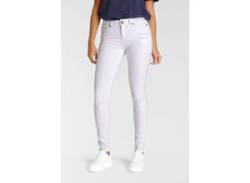 Skinny-fit-Jeans ARIZONA "Ultra Soft" Gr. 40, N-Gr, weiß Damen Jeans Röhrenjeans High Waist von Arizona