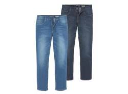 Stretch-Jeans ARIZONA "Willis" Gr. 24, U-Gr, blau (blue used und blue black used) Herren Jeans Stretch von Arizona