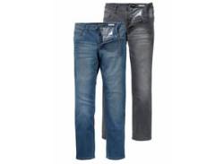 Stretch-Jeans ARIZONA "Willis" Gr. 33, U-Gr, blau (blue used und grey used) Herren Jeans Stretch von Arizona