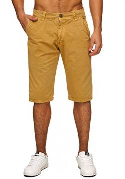 Shorts Kurze Sommer Chino Hose Freizeit Bermuda Jeans Shorts, Farben:Senf, Größe:30W von ArizonaShopping - Shorts