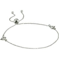 Armäleon Silberarmband Armäleon Damen Armband Kugel-Design (Armband, 2-tlg), Damen Armband 925 Sterling Silber, Farbe: silber von Armäleon