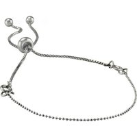 Armäleon Silberarmband Armäleon Damen Armband Kugel-Design (Armband, 2-tlg), Damen Armband 925 Sterling Silber, Farbe: silber von Armäleon