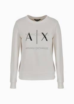 A|X Armani Exchange Women's Milano Edition Crewneck Pullover Sweatshirt, Journal, 36 von Armani Exchange