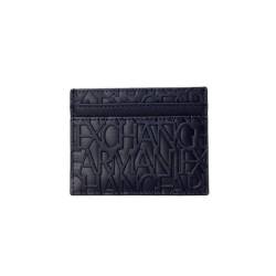 ARMANI EXCHANGE Kartenetui mit blauem Logo, blau, 10x7cm von Armani Exchange