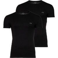 ARMANI EXCHANGE T-Shirt Herren T-Shirt, 2er Pack- Rundhals, Kurzarm von Armani Exchange