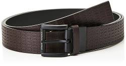 Armani Exchange Casual Leather, Classic Buckle Belt, T. Moro/Black, One Size von Armani Exchange