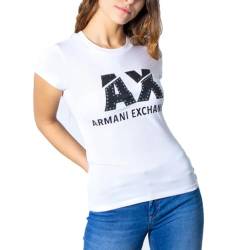 Armani Exchange Damen 8nyt86 T-Shirt, Weiß, S von Armani Exchange