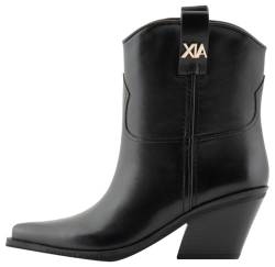 Armani Exchange Damen Ampero Ankle Boot, Black, 36 EU von Armani Exchange