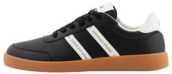 Armani Exchange Damen Berlin, Double Band Logo Sneaker, Black+ Off White, 39 EU von Armani Exchange