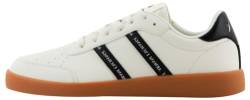 Armani Exchange Damen Berlin, Double Band Logo Sneaker, Off White+ Black, 40 EU von Armani Exchange